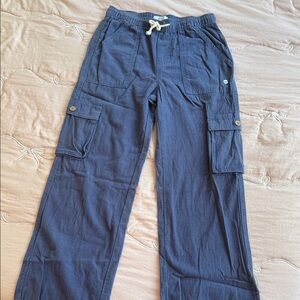 Roxy Girl’s Navy Blue Cargo Drawstring Pants